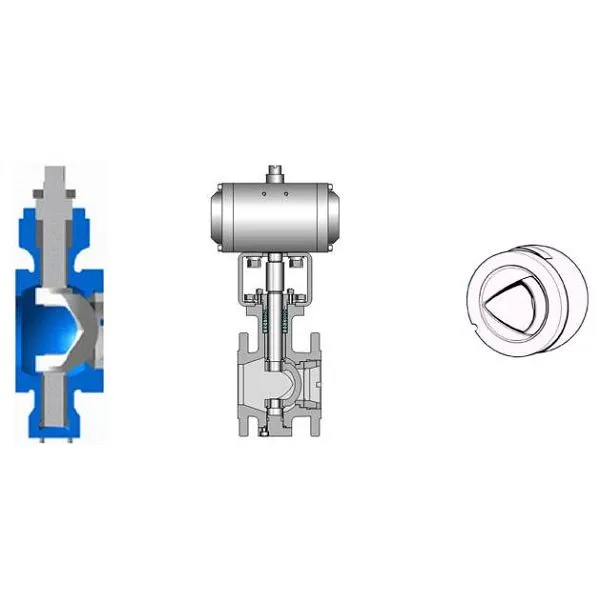 Segment V Port Kugleventil